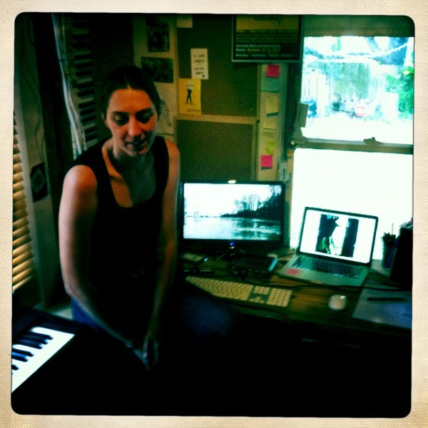 Photo taken by Gene Kunze, 2011, in Christi's studio.